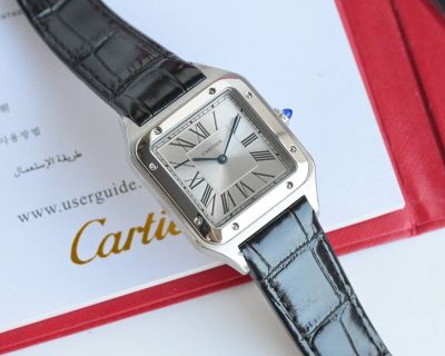 TW Factory Cartier Santos-Dumont 46.6*33.9mm Quartz Movement aaa cartier writing instruments Watch
